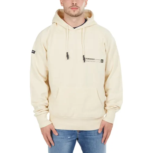Fundango Talis Hooded Sweatshirt Férfi Pulóver 610-sand