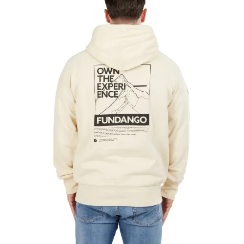 Fundango Talis Hooded Sweatshirt Férfi Pulóver 610-sand
