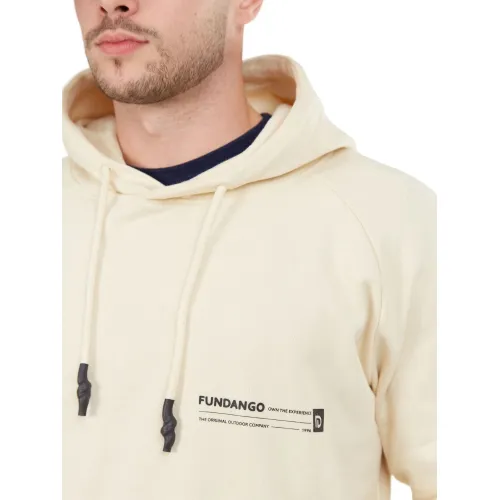 Fundango Talis Hooded Sweatshirt Férfi Pulóver 610-sand