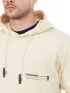Fundango Talis Hooded Sweatshirt Férfi Pulóver 610-sand