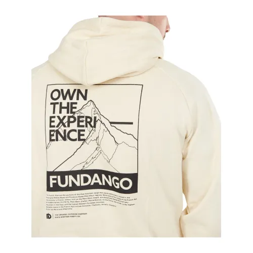 Fundango Talis Hooded Sweatshirt Férfi Pulóver 610-sand