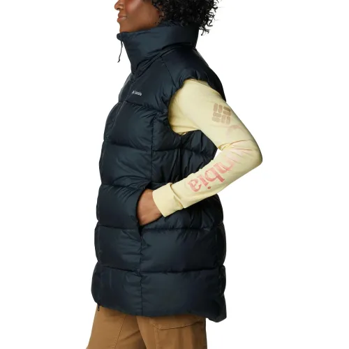 Columbia Puffect Mid Vest Női Mellény 010-Black