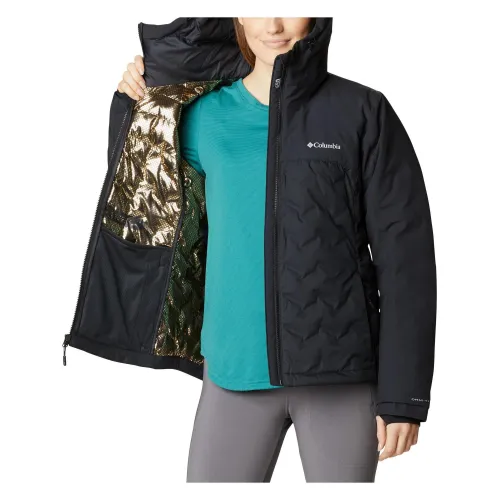Columbia Grand Trek II Down Jacket Női Utcai Kabát 010-Black