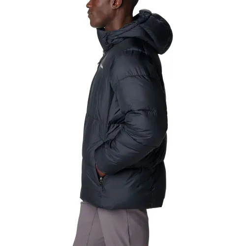 Columbia Puffect Hooded Jacket Férfi Utcai Kabát 010-Black