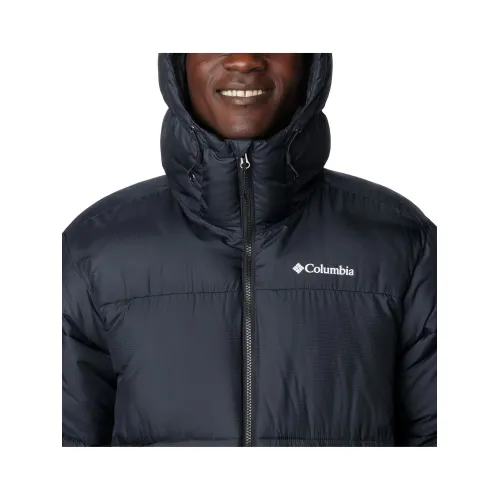 Columbia Puffect Hooded Jacket Férfi Utcai Kabát 010-Black