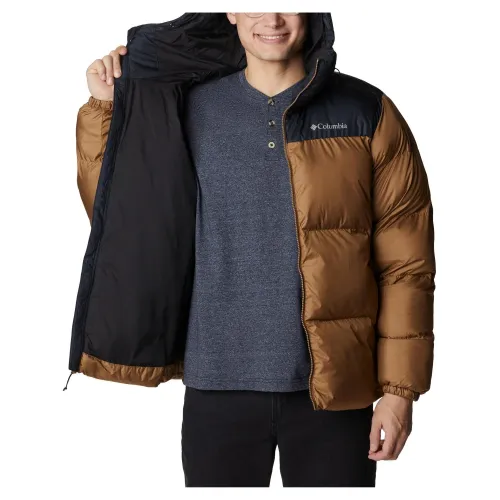 Columbia Puffect Hooded Jacket Férfi Utcai Kabát 257-Delta