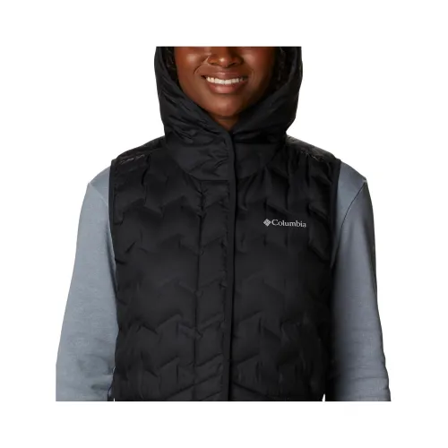 Columbia Delta Ridge Hooded Vest Női Mellény 010-Black