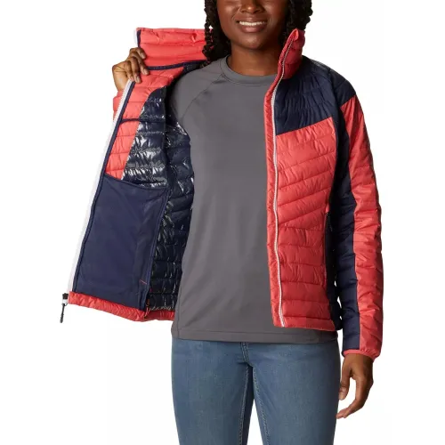 Columbia Powder Lite II Full Zip Jacket Női Utcai Kabát 614-Blush Pink