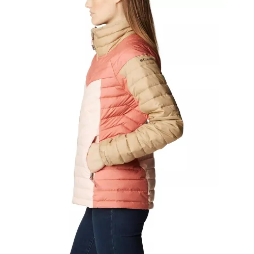 Columbia Powder Lite II Full Zip Jacket Női Utcai Kabát 890-Peach Blossom