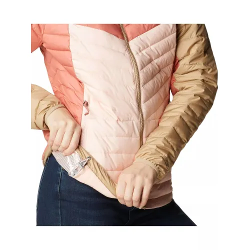 Columbia Powder Lite II Full Zip Jacket Női Utcai Kabát 890-Peach Blossom