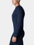 Columbia M Omni-Heat Infinity Knit Long Sleeve Crew Férfi Aláöltözet 464-Collegiate Navy