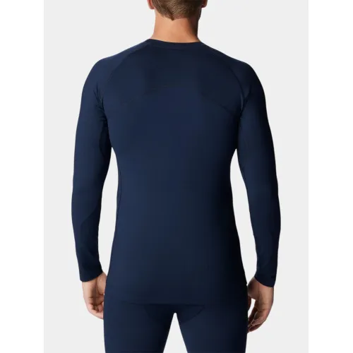 Columbia M Omni-Heat Infinity Knit Long Sleeve Crew Férfi Aláöltözet 464-Collegiate Navy