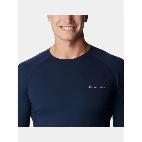 Columbia M Omni-Heat Infinity Knit Long Sleeve Crew Férfi Aláöltözet 464-Collegiate Navy