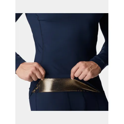 Columbia M Omni-Heat Infinity Knit Long Sleeve Crew Férfi Aláöltözet 464-Collegiate Navy