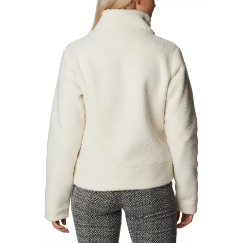Columbia Panorama Snap Fleece Jacket Női Utcai Kabát 191-Chalk