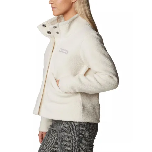 Columbia Panorama Snap Fleece Jacket Női Utcai Kabát 191-Chalk