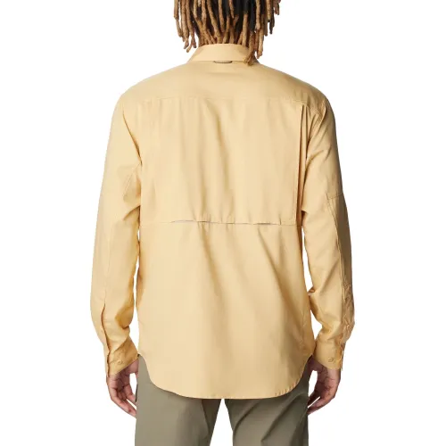 Columbia Silver Ridge Utility Lite Long Sleeve Shirt Férfi Ing 292-Light Camel
