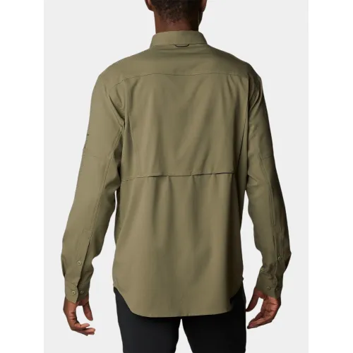 Columbia Silver Ridge Utility Lite Long Sleeve Shirt Férfi Ing 397-Stone Green