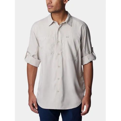 Columbia Silver Ridge Utility Lite Long Sleeve Shirt Férfi Ing 278-Dark Stone