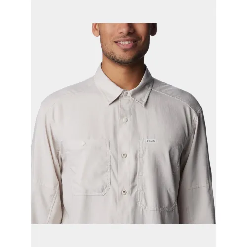 Columbia Silver Ridge Utility Lite Long Sleeve Shirt Férfi Ing 278-Dark Stone