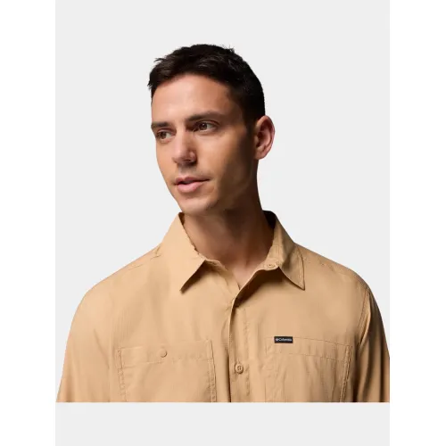 Columbia Silver Ridge Utility Lite Long Sleeve Shirt Férfi Ing 262-Canoe
