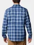 Columbia Silver Ridge Utility Lite Plaid Long Sleeve Shirt Férfi Ing 433-Mountain Blue