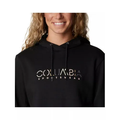 Columbia Columbia Lodge Hoodie Női Pulóver 010-Black