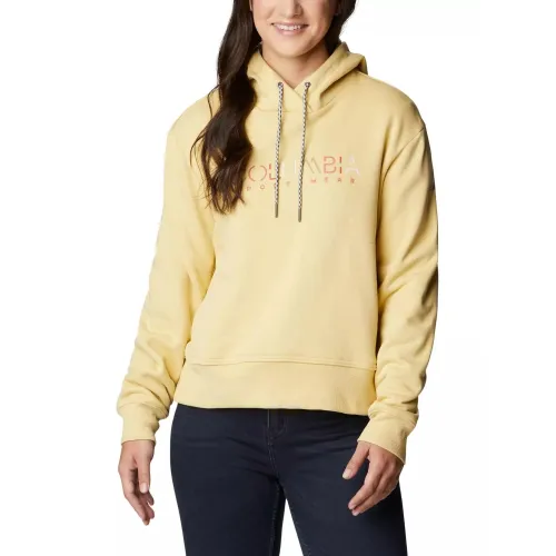 Columbia Columbia Lodge Hoodie Női Pulóver 785-Cornstalk