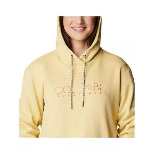 Columbia Columbia Lodge Hoodie Női Pulóver 785-Cornstalk