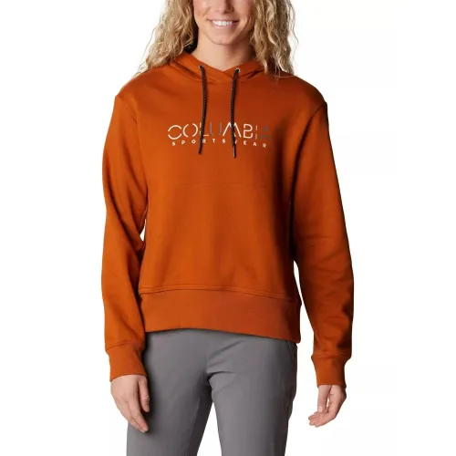 Columbia Columbia Lodge Hoodie Női Pulóver 858-Warm Copper