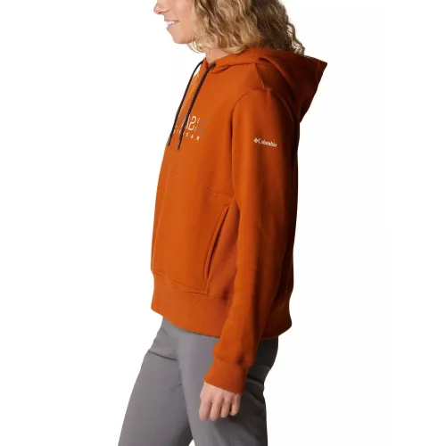 Columbia Columbia Lodge Hoodie Női Pulóver 858-Warm Copper