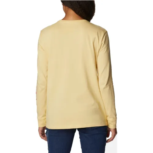 Columbia North Cascades Long Sleeve Tee Női Hosszú ujjú póló 785-Cornstalk
