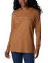 Columbia North Cascades Long Sleeve Tee Női Hosszú ujjú póló 224-Camel Brown