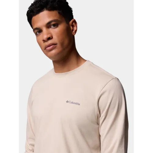 Columbia CSC Seasonal Logo Long Sleeve Tee Férfi Hosszú ujjú póló 280-Dark Stone