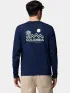 Columbia CSC Seasonal Logo Long Sleeve Tee Férfi Hosszú ujjú póló 469-Collegiate Navy