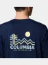 Columbia CSC Seasonal Logo Long Sleeve Tee Férfi Hosszú ujjú póló 469-Collegiate Navy