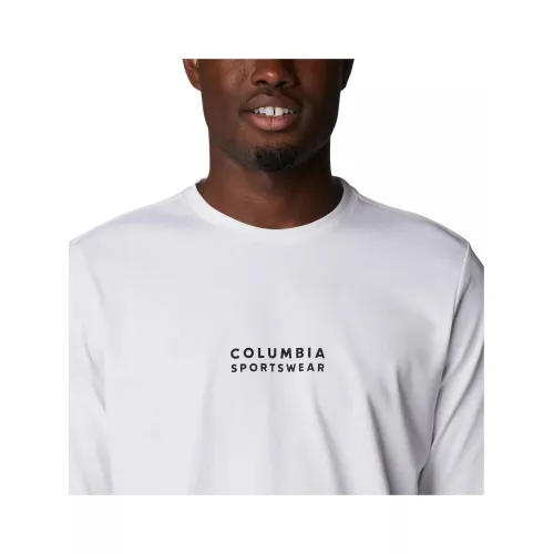 Columbia Csc Alpine Way II LS Tee Férfi Póló 101-White