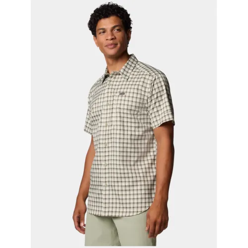 Columbia Silver Ridge Utility Lite Novelty Short Sleeve Shirt Férfi Ing 348-Safari