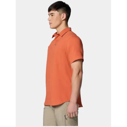 Columbia Silver Ridge Utility Lite Short Sleeve Shirt Férfi Ing 851-Tuscan
