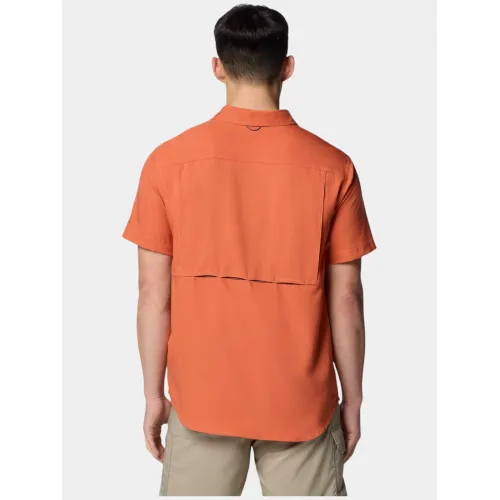 Columbia Silver Ridge Utility Lite Short Sleeve Shirt Férfi Ing 851-Tuscan
