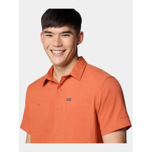Columbia Silver Ridge Utility Lite Short Sleeve Shirt Férfi Ing 851-Tuscan