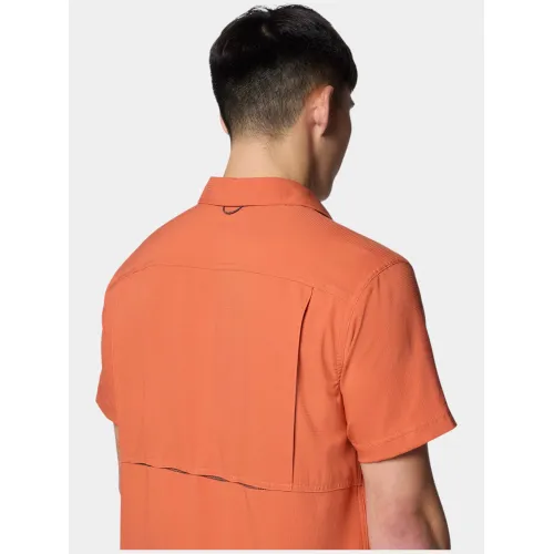 Columbia Silver Ridge Utility Lite Short Sleeve Shirt Férfi Ing 851-Tuscan