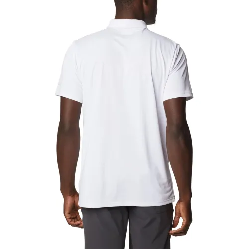 Columbia Columbia Hike Novelty Polo Columbia Columbia Hike Novelty Polo Férfi Galléros póló 100-White