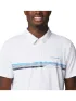 Columbia Columbia Hike Novelty Polo Columbia Columbia Hike Novelty Polo Férfi Galléros póló 100-White