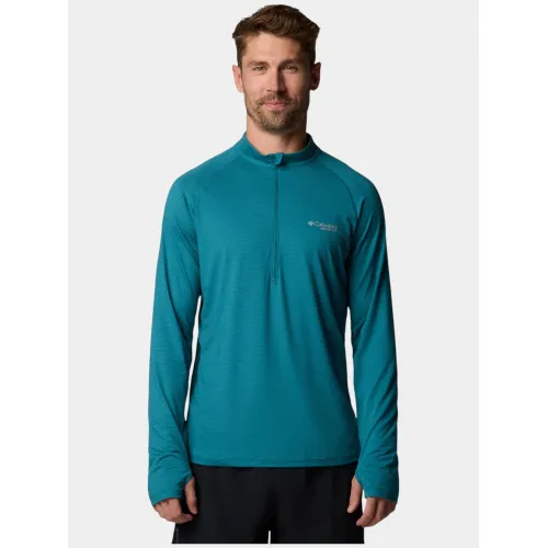 Columbia M Endless Trail 1/2 Zip Mesh Long Sleeve Columbia M Endless Trail 1/2 Zip Mesh Long Sleeve Férfi Hosszú ujjú póló 364-River Blue