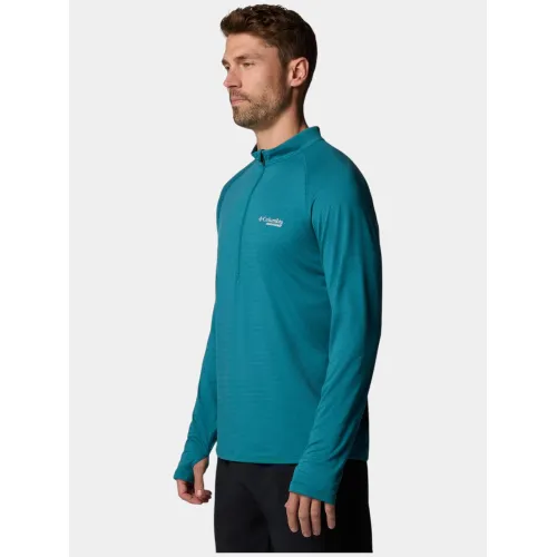 Columbia M Endless Trail 1/2 Zip Mesh Long Sleeve Columbia M Endless Trail 1/2 Zip Mesh Long Sleeve Férfi Hosszú ujjú póló 364-River Blue
