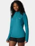 Columbia W Endless Trail 1/2 Zip Mesh Long Sleev Női Polár, Softshell, Középréteg 364-River Blue