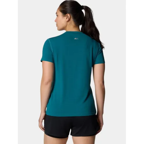 Columbia W Endless Trail Running Tech Tee Női Fitness felső 364-River Blue