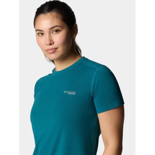 Columbia W Endless Trail Running Tech Tee Női Fitness felső 364-River Blue