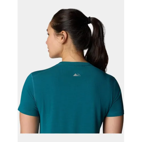 Columbia W Endless Trail Running Tech Tee Női Fitness felső 364-River Blue